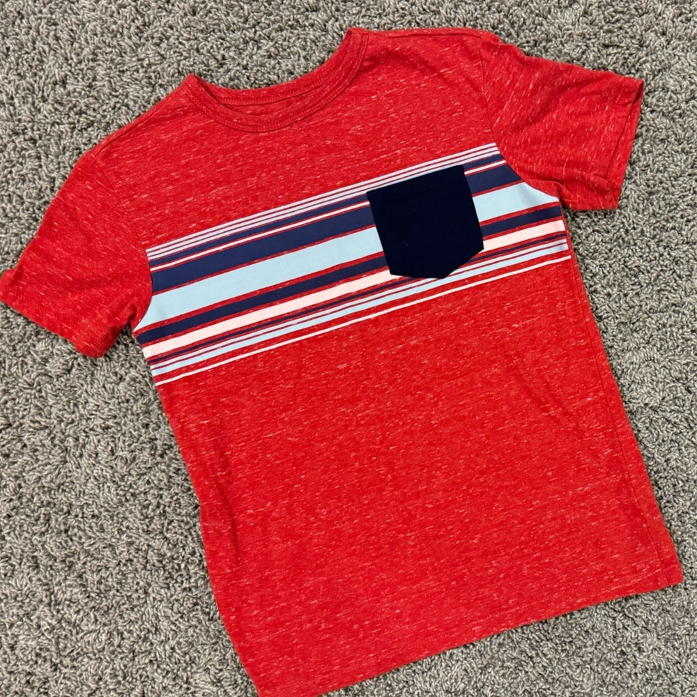 Bundle of 3 Cat & Jack boys striped tshirts, size Medium 10-12 - Picture 6 of 8